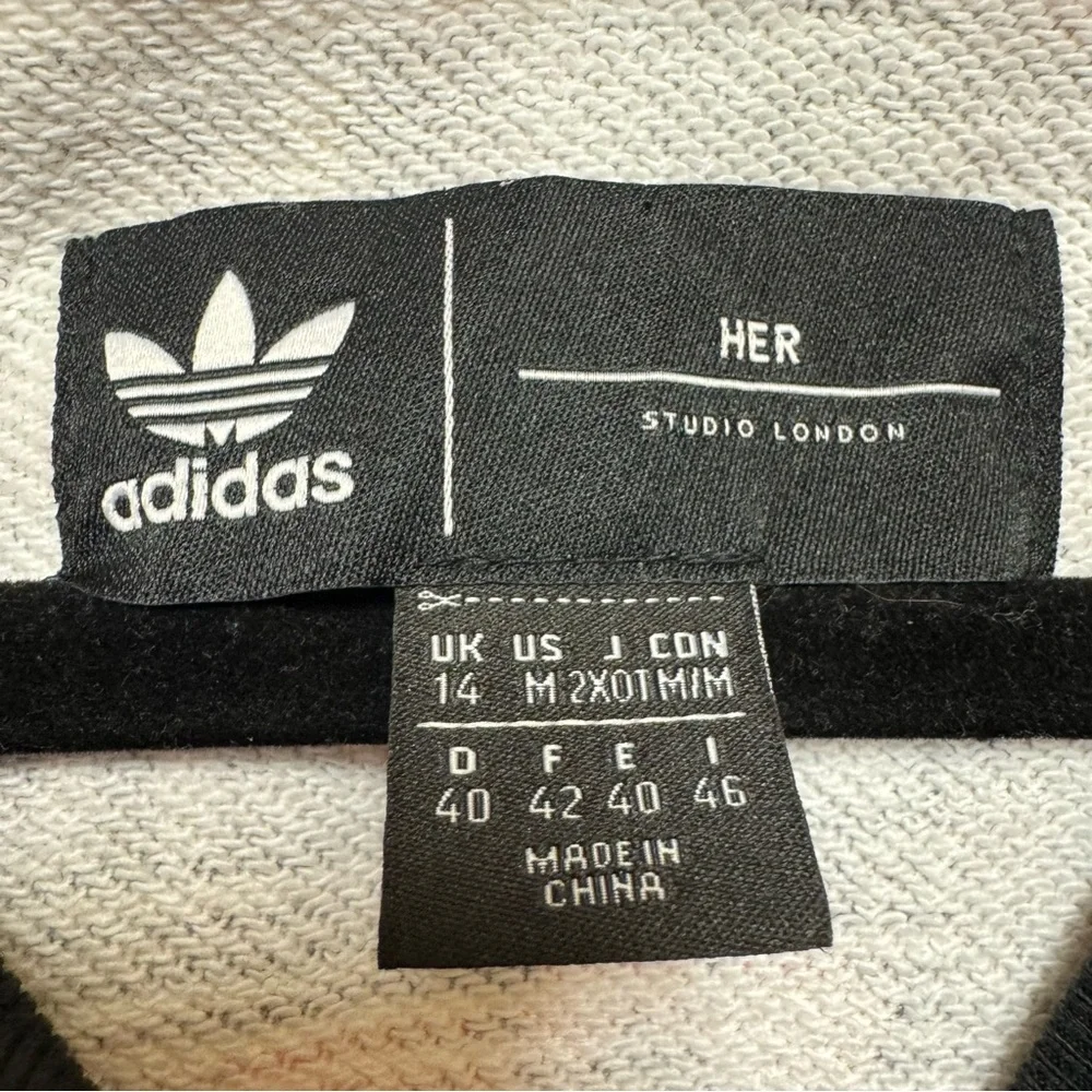 Adidas Originals Her Studio London Cropped Pullover Sweatshirt - Picture 4 of 5